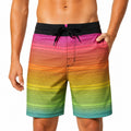 Herren Badehose XL aus Textil mit Farbverlauf und Kordelzug